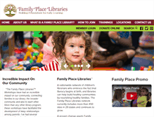 Tablet Screenshot of familyplacelibraries.org